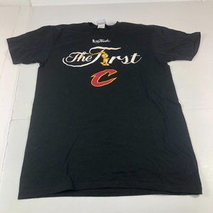 Cleveland Cavaliers Shirt Men's Medium Black The First Championship Majestic Tee